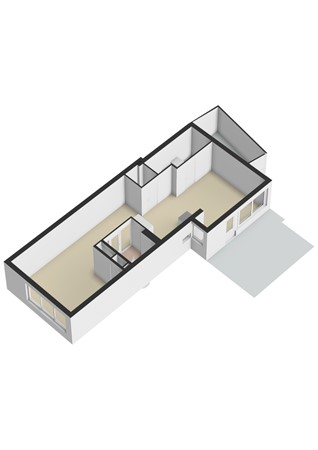 Plattegrond - Leienhoesstraat 67, 6413 CE Heerlen - Leienhoesstraat 67 Heerlen - 1e Verdieping 3D.jpg